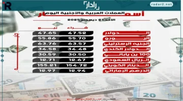 أسعار الصرف في البنوك المصرية الأحد 21 ديسمبر 2025: تقرير شامل